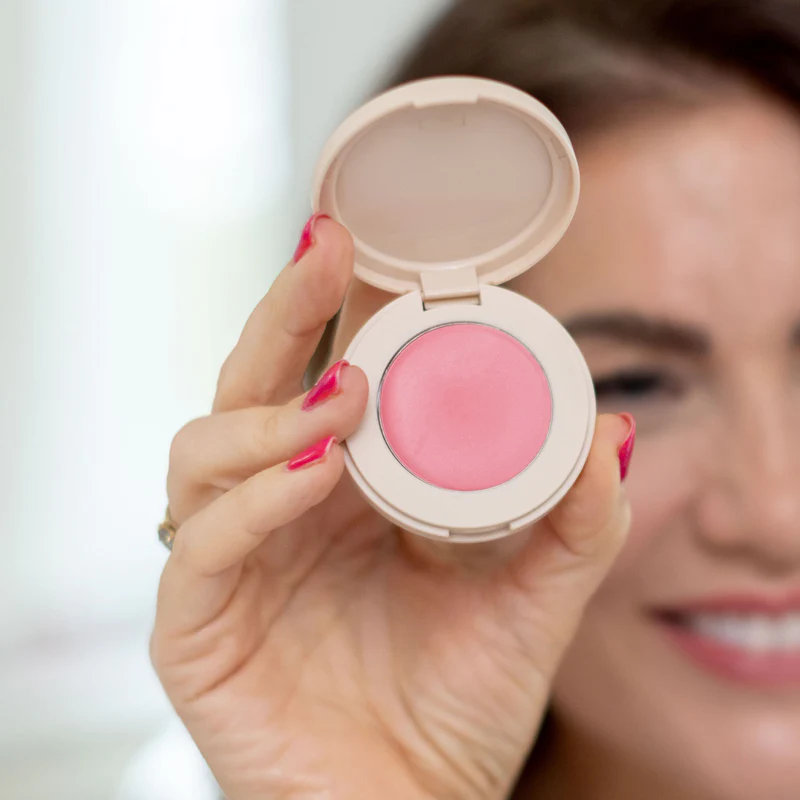CHEEKBONE BEAUTY Courage Cream Lip and Cheek 4g - Color: Elderberry