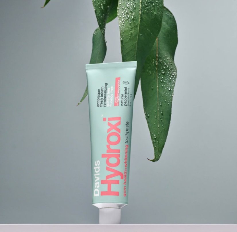 Davids Hydroxi™ gum health+whitening nano hydroxyapatite premium toothpaste /gum health  peppermint 113g