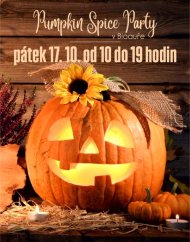 🎃 PUMPKIN SPICE PARTY v Bioauře 🎃 (pátek 17. 10. od 10 do 19hod)