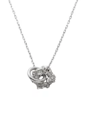 NO MORE Forever Raw Necklace Silver
