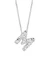 NO MORE Letter Necklace