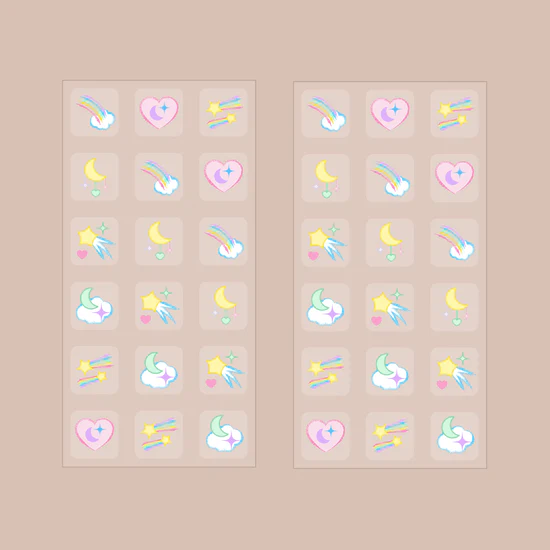 BARRIÈRE Kids Nightly Sleep Patch (36-pack) - Color: Sleepy Galaxy