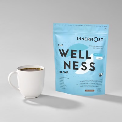 INNERMOST Káva s adaptogeny The Wellness Blend Mushroom Coffee 150g