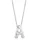 NO MORE Letter Necklace