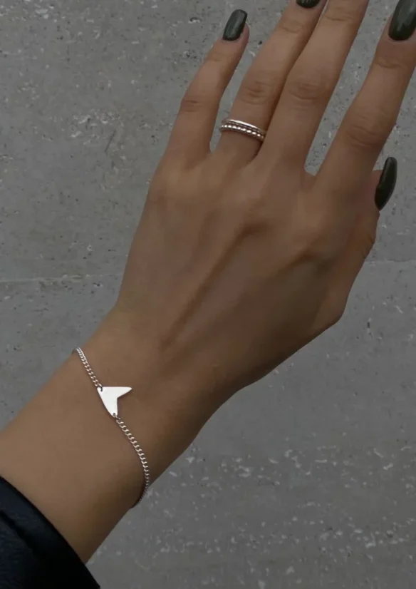 NO MORE Love Bracelet Silver