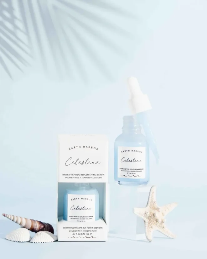 Earth Harbor CELESTINE Hydra-Peptide Replenishing Serum 20ml NEW - Package: refill