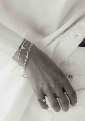NO MORE Love Bracelet Silver