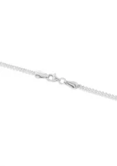 NO MORE Double Layers Necklace Silver