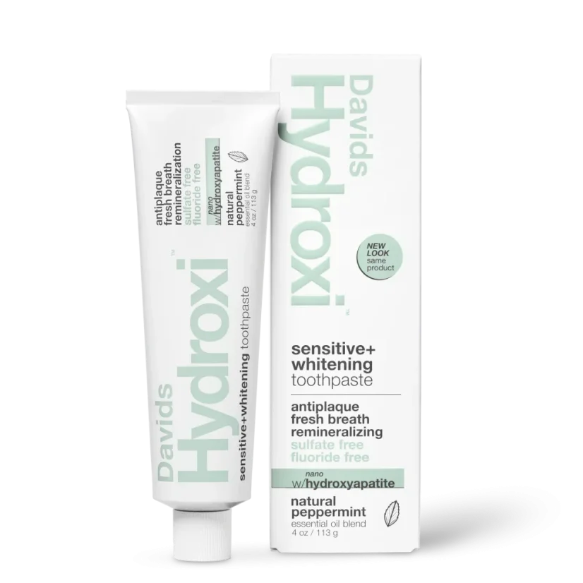 DAVIDS Sensitive+Whitening nano-hydroxyapatite premium toothpaste Peppermint