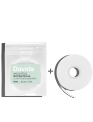 Davids zubní nit / celé balení + refill / mint / 60m