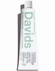 DAVIDS Sensitive+whitening nano-hydroxyapatite premium toothpaste Peppermint