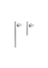 NO MORE French Couple Earrings Silver