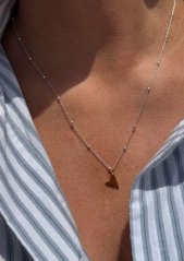 NO MORE PARIS HEARTBEAT MINI BUBBLE NECKLACE