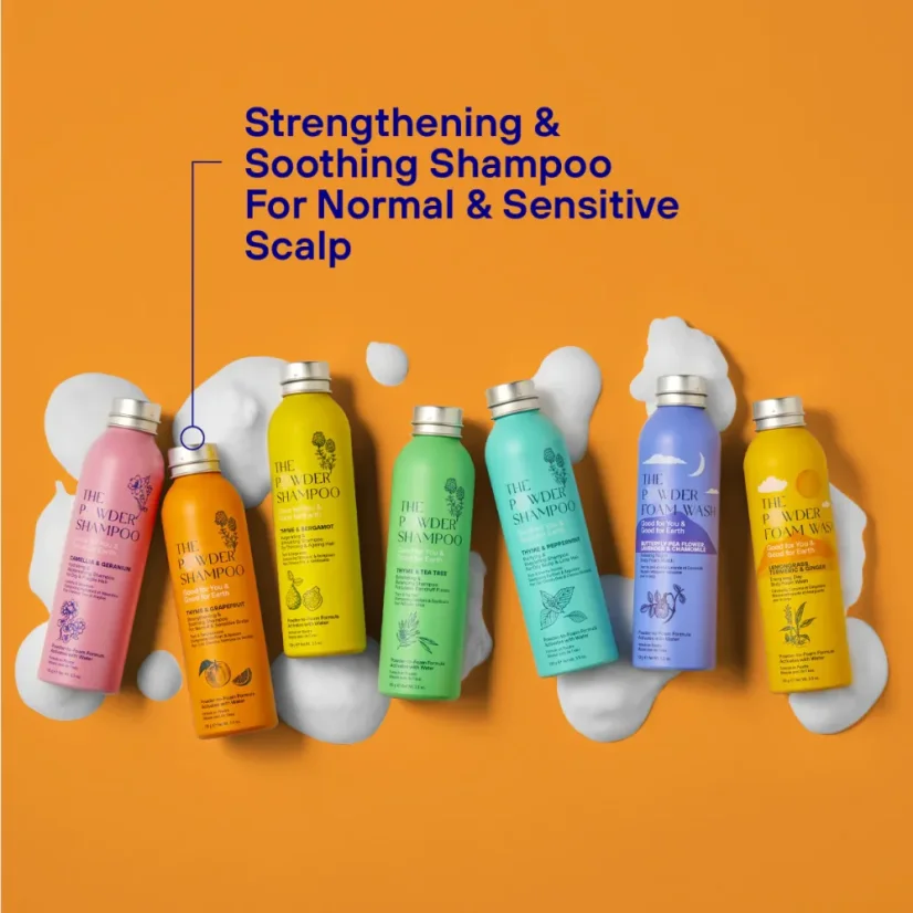 The POWDER SHAMPOO Strengthening Shampoo For Normal & Sensitive Scalps