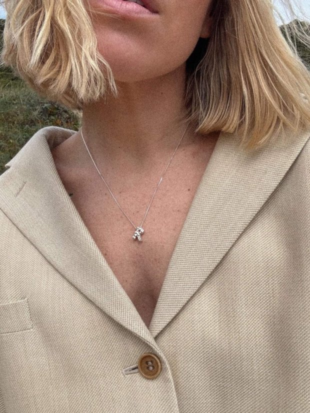 NO MORE Letter Necklace