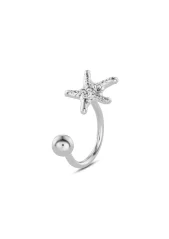 NO MORE SEA STAR OPEN RING SILVER