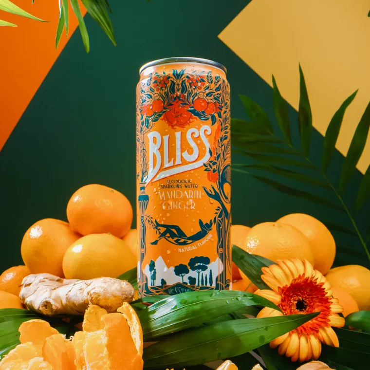 BLISS Alkoholická perlivá voda 33cl