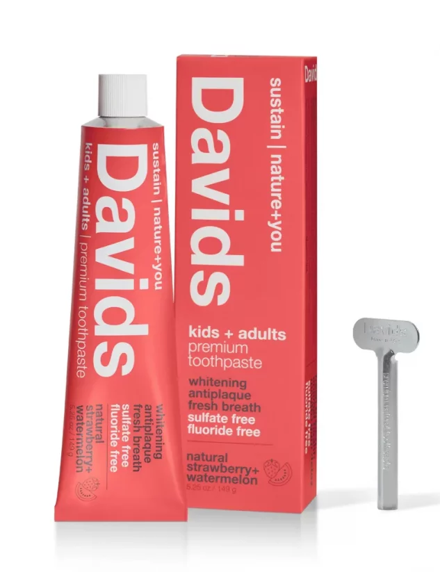 DAVIDS KIDS + Adults Premium Toothpaste Strawberry&Watermelon 149g