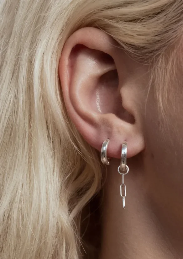 NO MORE Charm, Pendant Silver/Gold