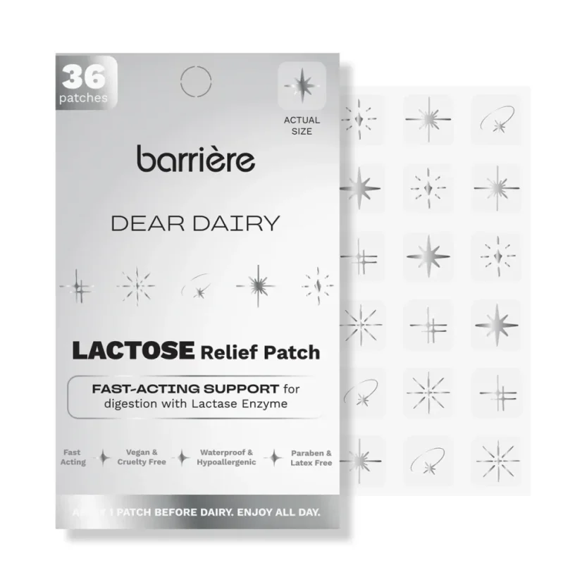 BARRIÈRE Náplasti Dear Dairy - náplasti pro podporu trávení laktózy