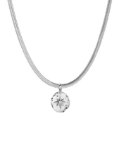 NO MORE Star Signet Snake Necklace Silver