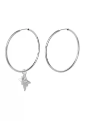NO MORE North Star Nomad Hoops Silver