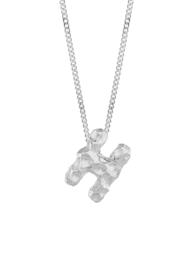 NO MORE Letter Necklace