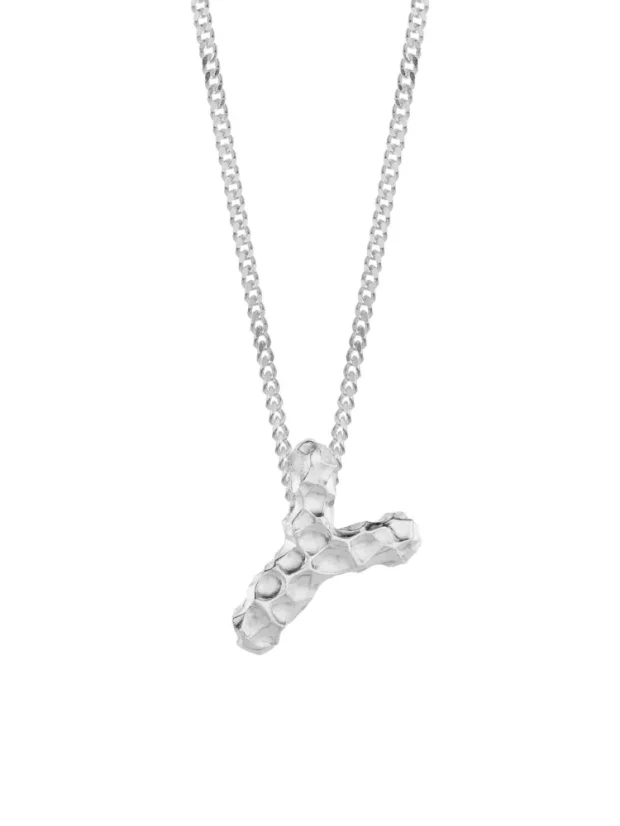 NO MORE Letter Necklace