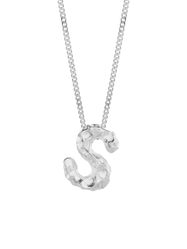 NO MORE Letter Necklace
