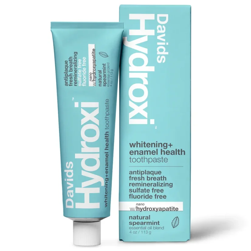 DAVIDS Hydroxi™ whitening+enamel health nano hydroxyapatite premium toothpaste Spearmint 113g