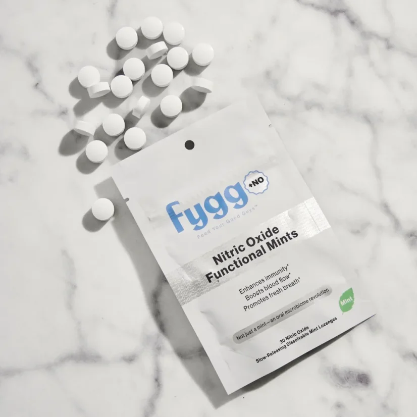 FYGG Energetické Pastilky Nitric Oxide Functional Mints 30ks