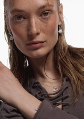 NO MORE SEA SHELL NECKLACE SILVER