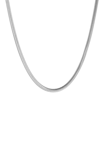 NO MORE Snake Necklace Silver