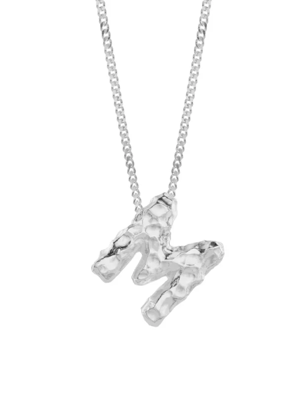 NO MORE Letter Necklace