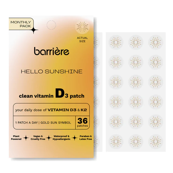 Barriere VITAMIN D PATCH 36pcs - Package: Golden sun