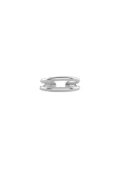 NO MORE RIPPLES EAR CUFF SILVER