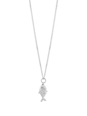 NO MORE SEA BASS NECKLACE SILVER