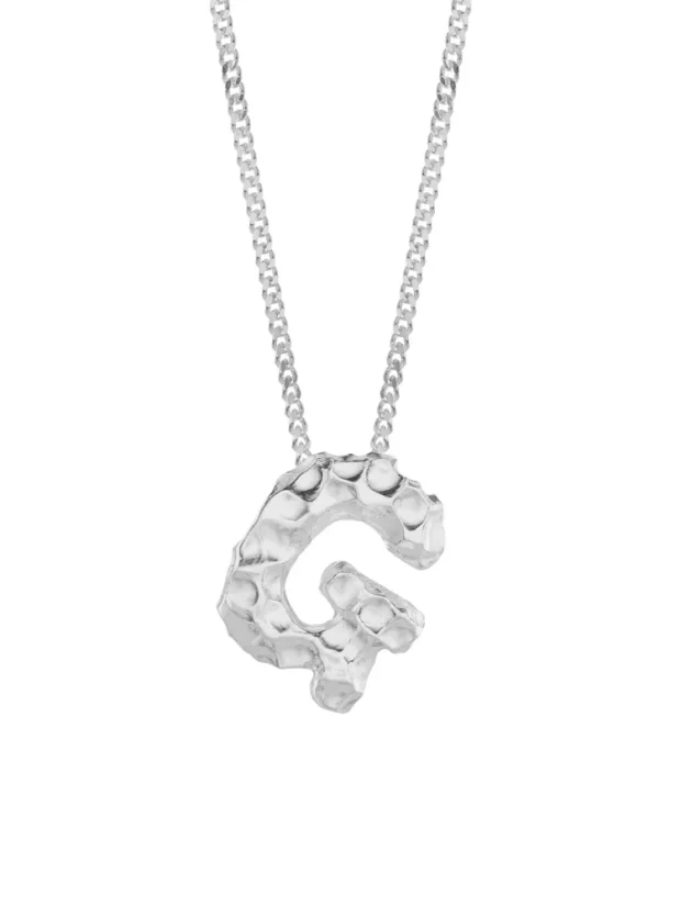 NO MORE Letter Necklace