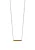 NO MORE Pipe Necklace Gold