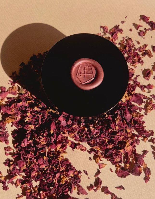 LEPAAR Damasque Rose Perfumed Body Balm / Parfémovaný tělový bazám s růží damašskou a zlatem