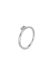 NO MORE Raw Mini Ring Silver