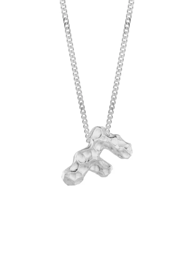 NO MORE Letter Necklace