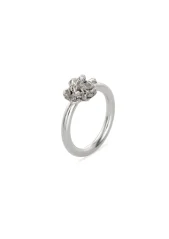 NO MORE Raw Ring Silver