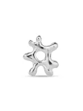 SEA FLOWER CHARM SILVER