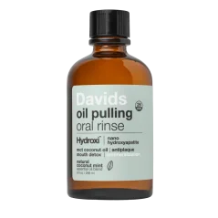 DAVIDS Hydroxi™ oil pulling oral rinse w/ nano hydroxyapatite 266ml