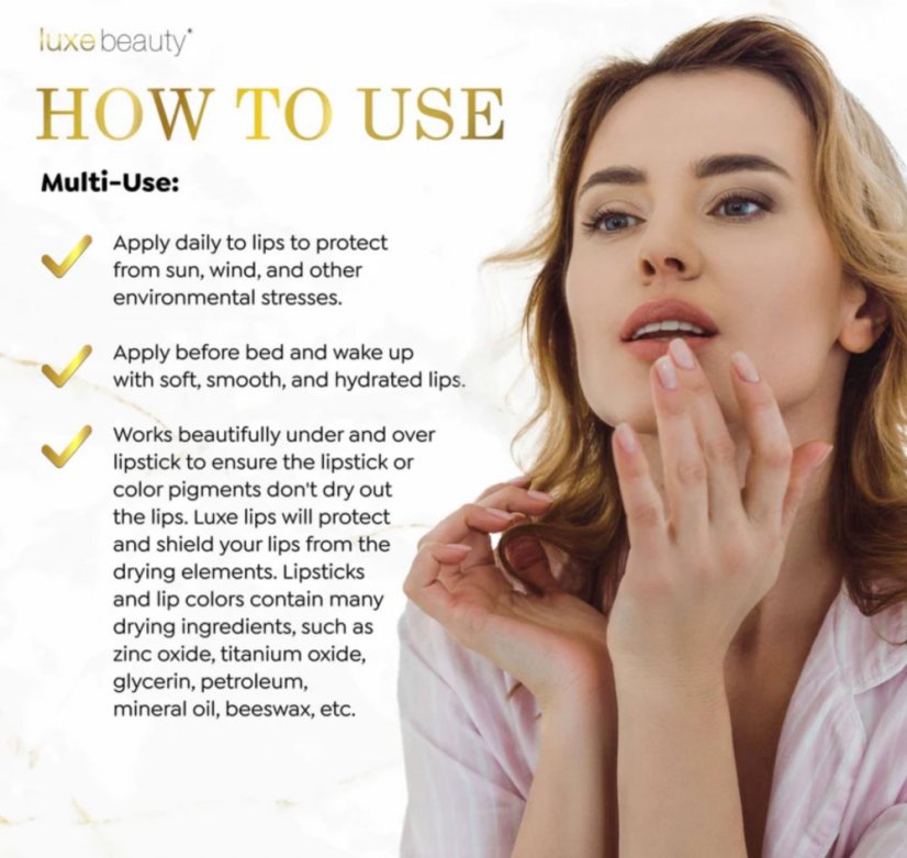LUXE Beauty Moisturizing Beeswax-free Lip Balm 4,25g