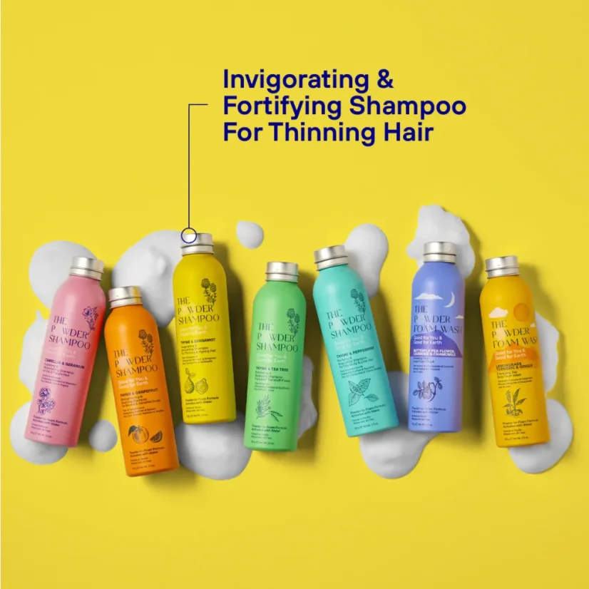 The POWDER SHAMPOO Invigorating Shampoo For Thinning & Ageing Hair