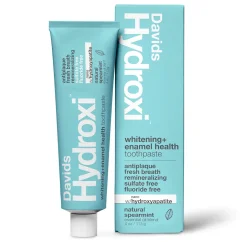 DAVIDS Hydroxi™ whitening+enamel health nano hydroxyapatite premium toothpaste Spearmint 113g