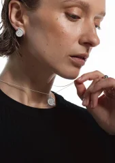 NO MORE SEA SNAIL NECKLACE SILVER