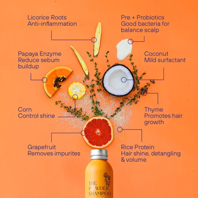 The POWDER SHAMPOO Strengthening Shampoo For Normal & Sensitive Scalps